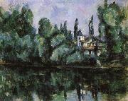 Paul Cezanne The Banks of the Marne oil